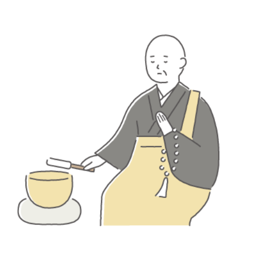 お坊さんのイラスト