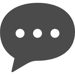 吹き出しのアイコン