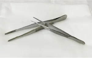 ペットの保全に使用するピンセットの写真
